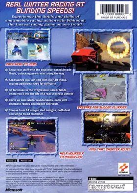 Whiteout (USA) box cover back